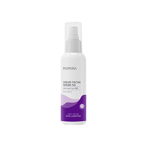 REPARA Liquid Facial Wash NS, Anti Aging with 3 Peptide