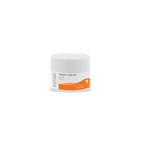 REPARA Night Cream, Acne Treatment with BHA